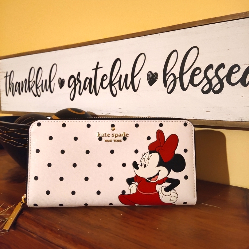 Authentic Kate Spade Disney Long Wallet